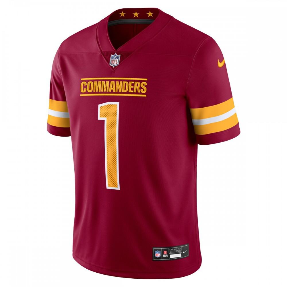 Jahan Dotson Washington Commanders Nike Vapor Untouchable Limited Jersey - Burgundy-GridironStore